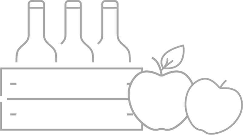 icon of crate and apples